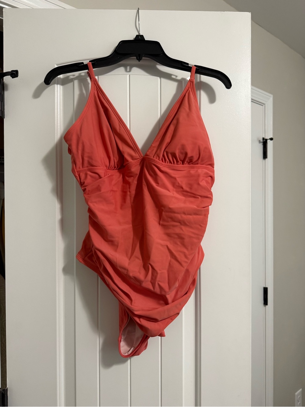 Cupshe Coral Pink One-Piece Swimsuit